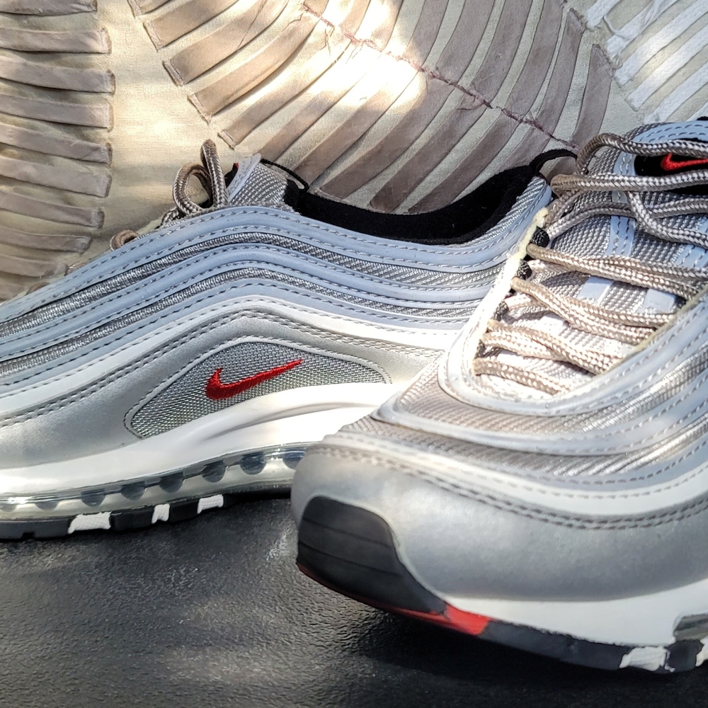 Nike Air Max 97 "silver bullet" (rare) size 8 - Picture 2 of 16